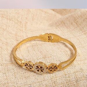 Gold Bracelet with Accents